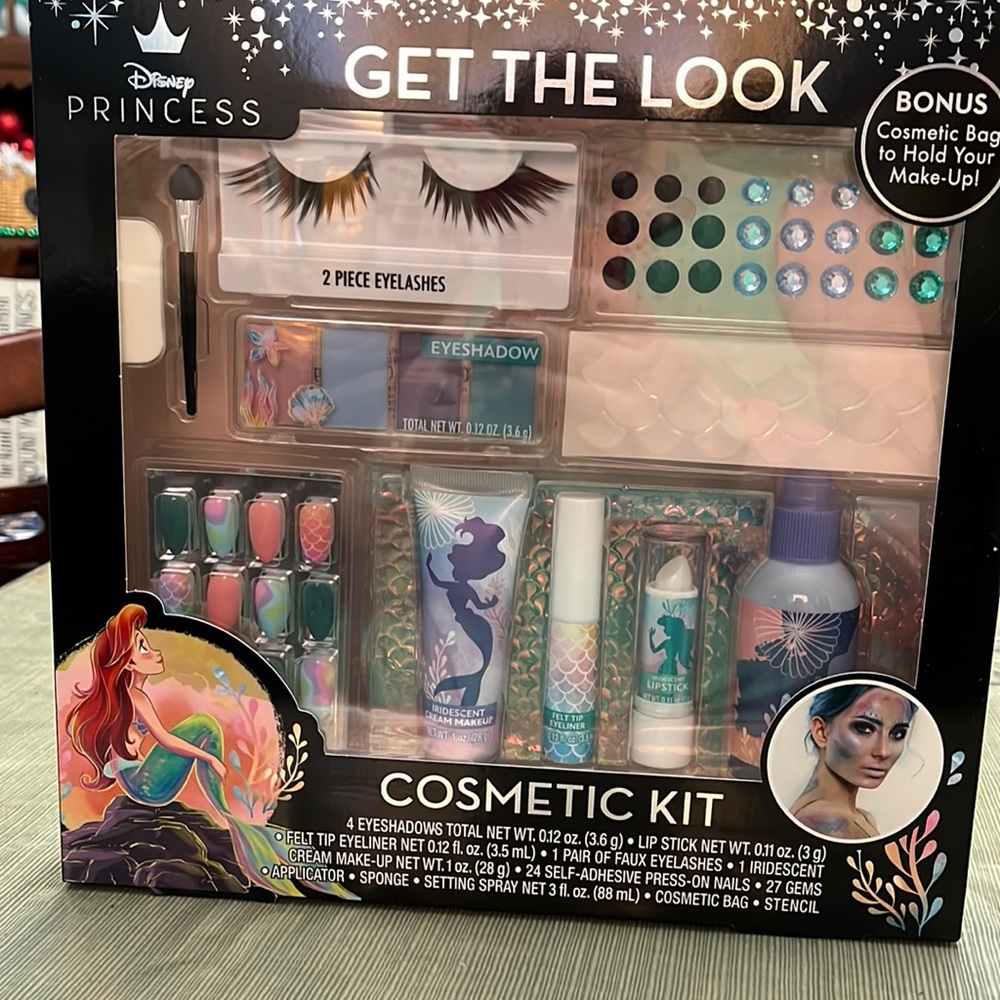 Disney Princess Get The Look Cosmetic Kit The Little Mermaid